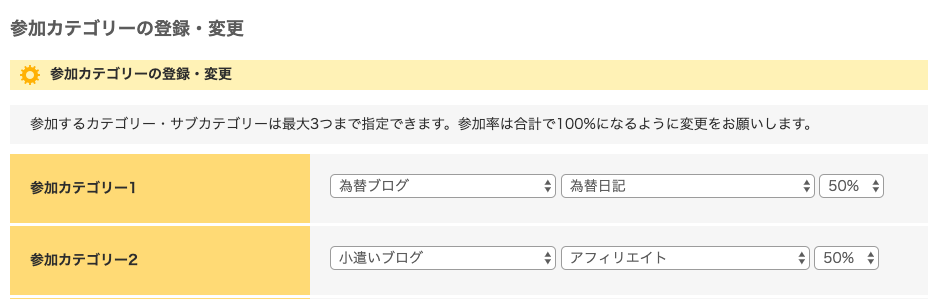 ブログ村参加カテゴリー